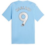 Günstige Fußballtrikots Manchester City 2023-24 Haaland 9 Heimtrikot Kurzarm